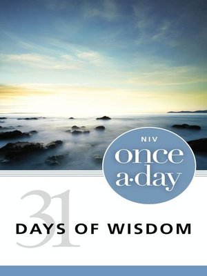 cover image of NIV Once-A-Day 31 Days of Wisdom